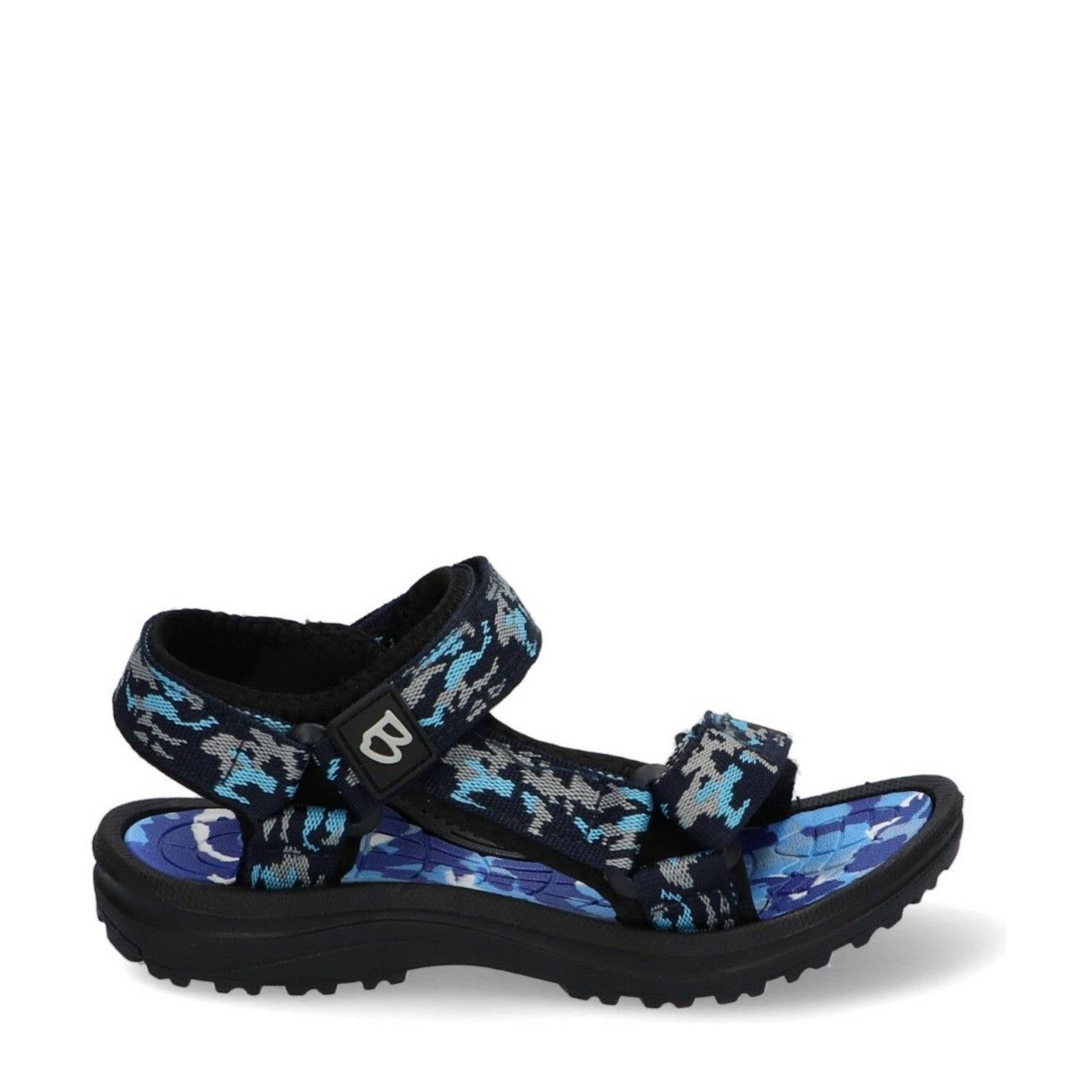 Braqeez Sky Sport sandalen camouflageprint blauw | wehkamp