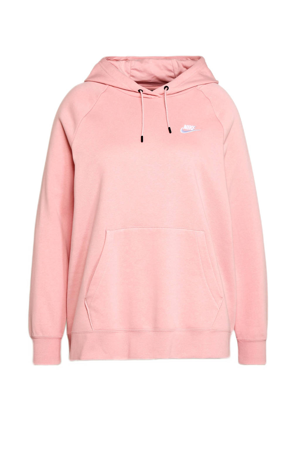 Nike Plus Size hoodie roze/wit, Roze/wit