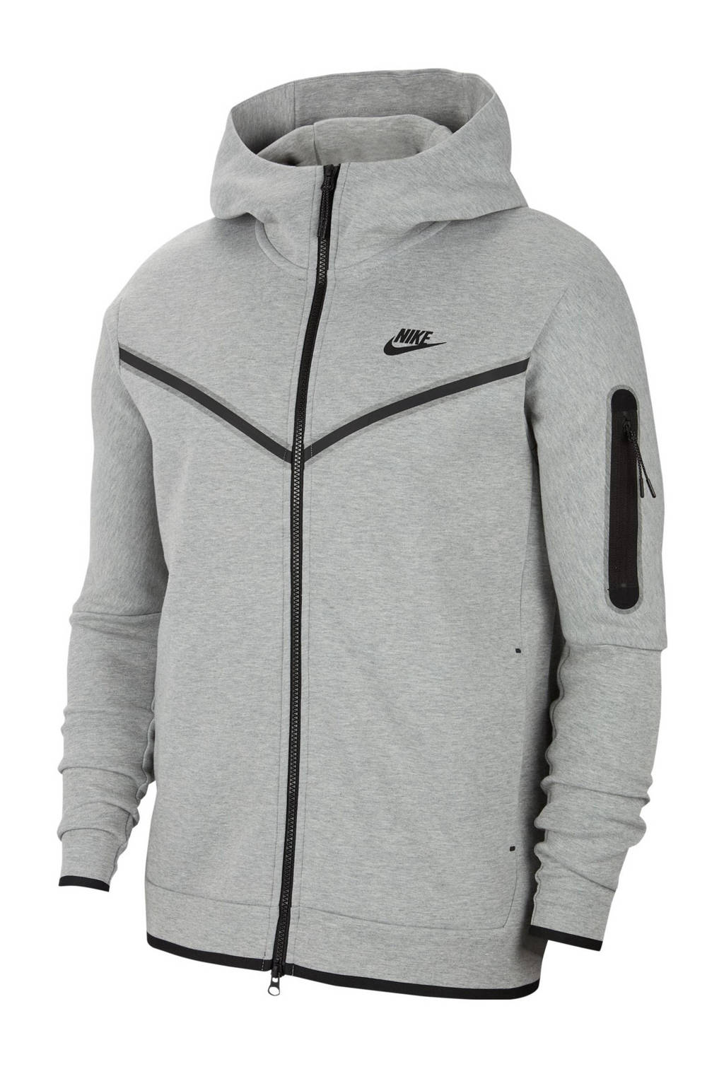 Overeenkomstig met Melodieus Gemiddeld Nike sweatvest grijs/zwart | wehkamp