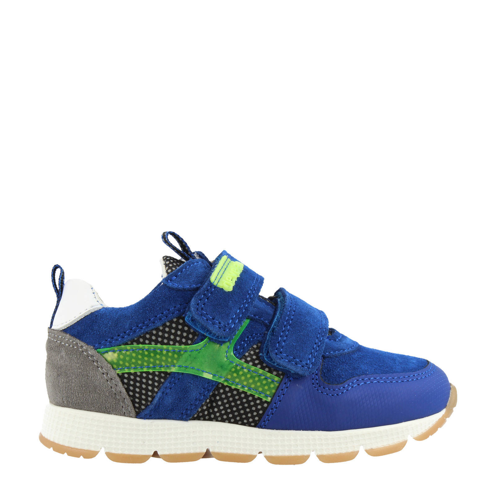 Develab 41557 suède sneakers blauw | wehkamp