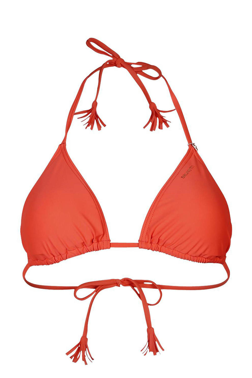 Brunotti triangel bikinitop Noralee rood wehkamp