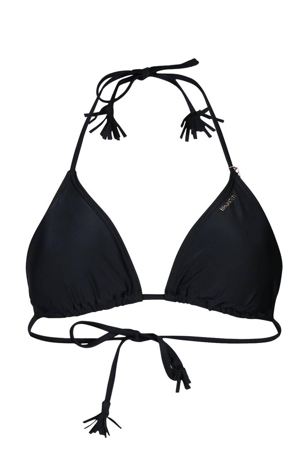 Brunotti triangel bikinitop Noralee zwart, Zwart