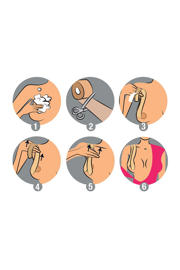 thumbnail: MAGIC Bodyfashion boob tape Breast Tape (rol 5 meter) donkerbeige
