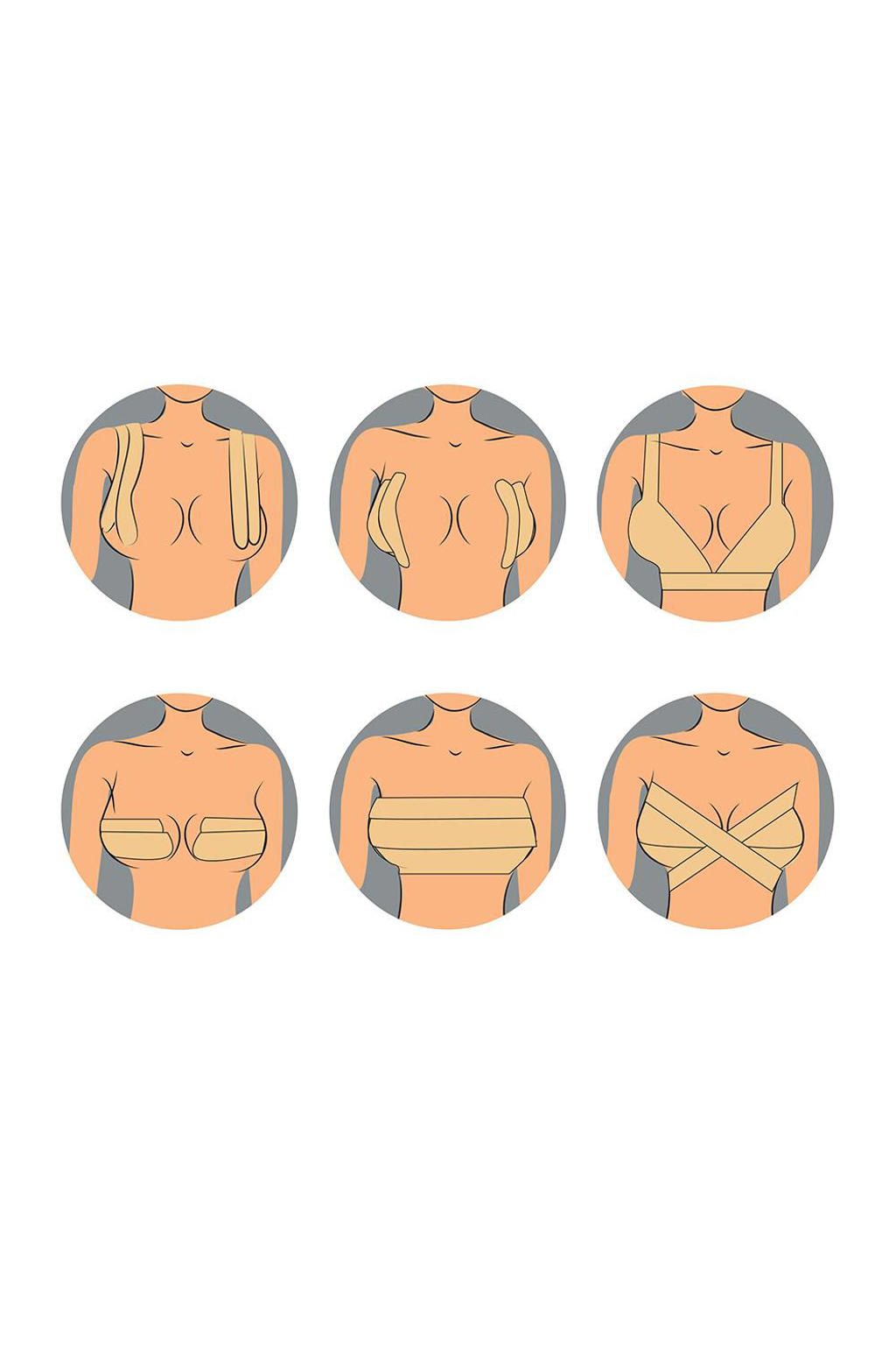 MAGIC Bodyfashion boob tape Breast Tape (rol 5 meter) lichtbeige wehkamp