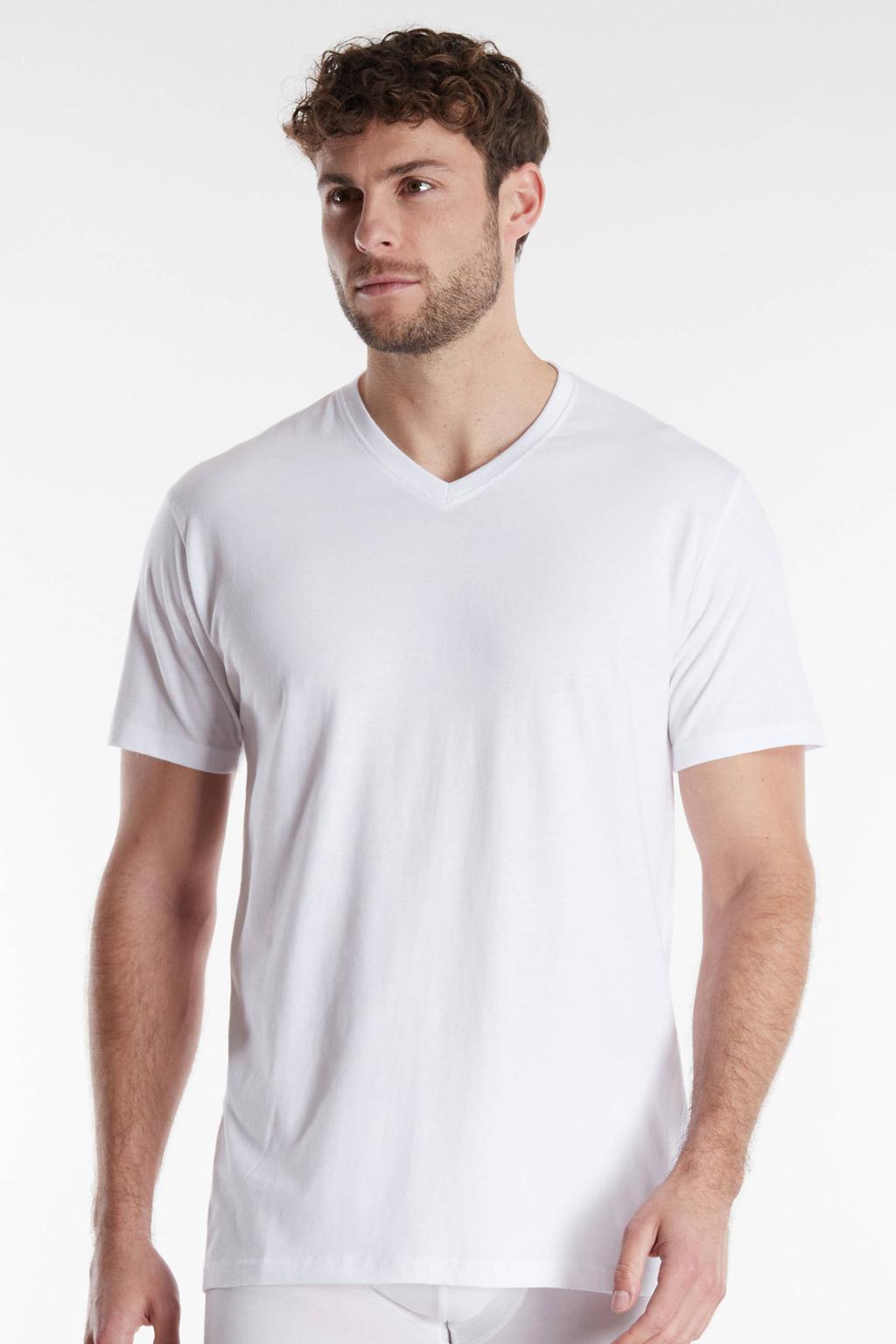 CECEBA +size ondershirt (set van 2) wit