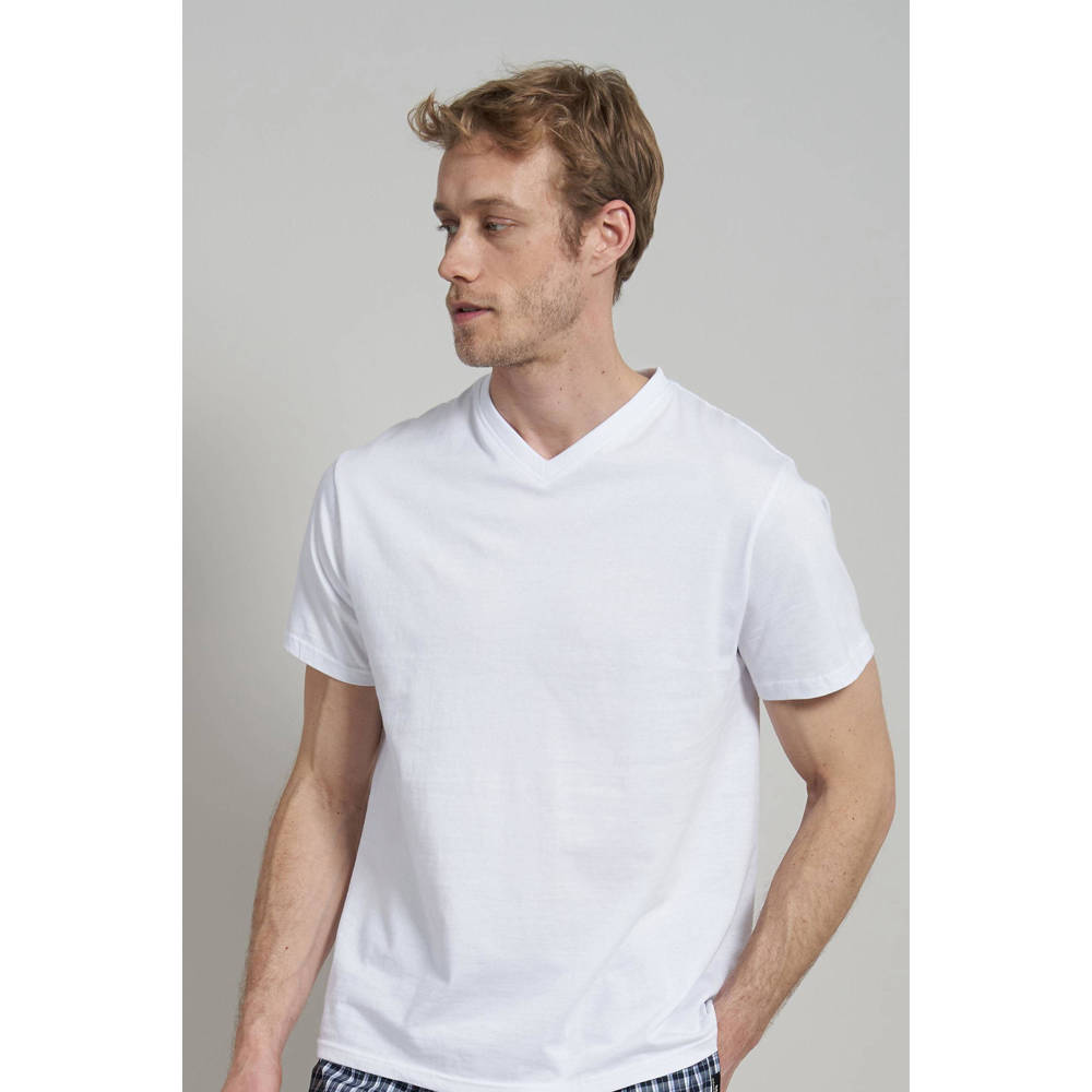 Ceceba +size ondershirt (set van 2) wit
