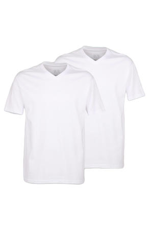 +size ondershirt (set van 2) wit