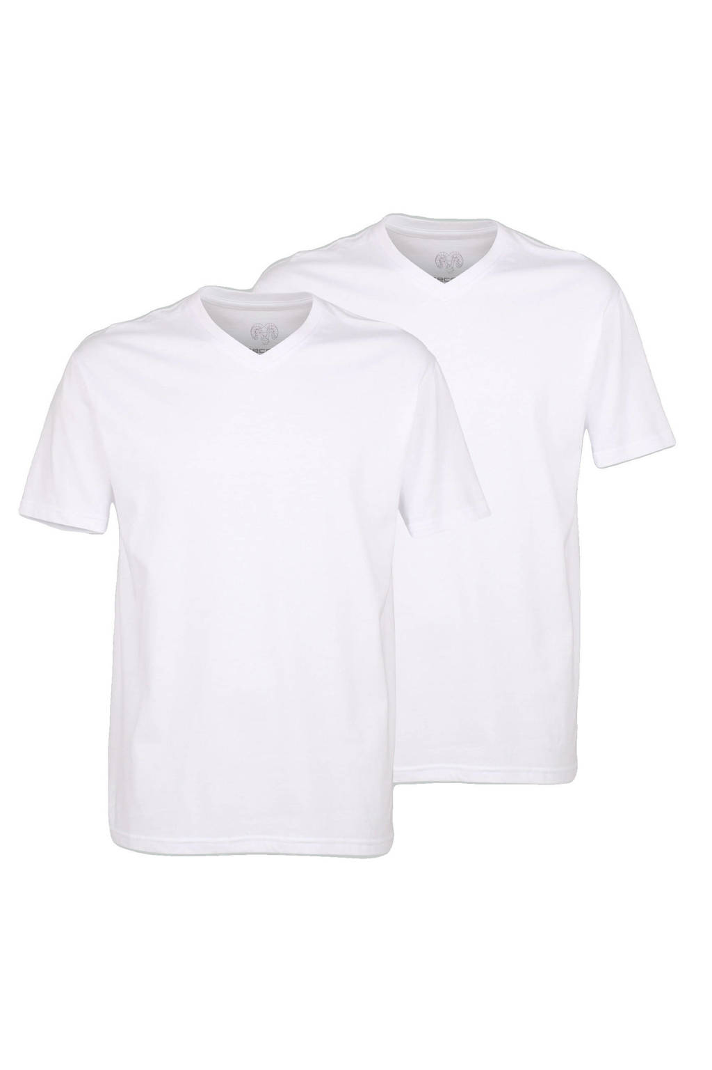 Ceceba +size T-shirt (set van 2) wit, Wit