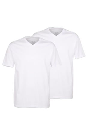 +size T-shirt (set van 2) wit