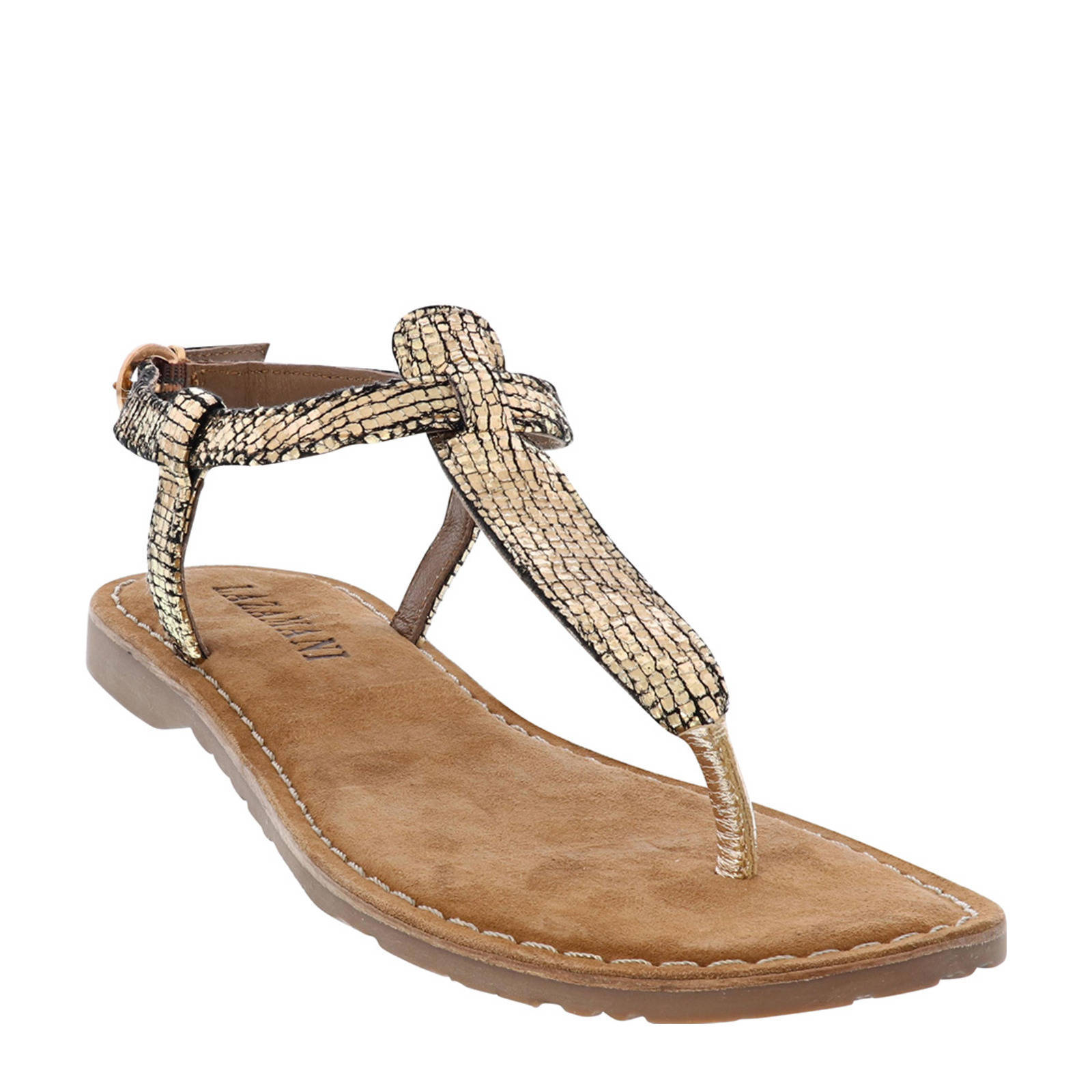 Lazamani 2025 sandalen goud