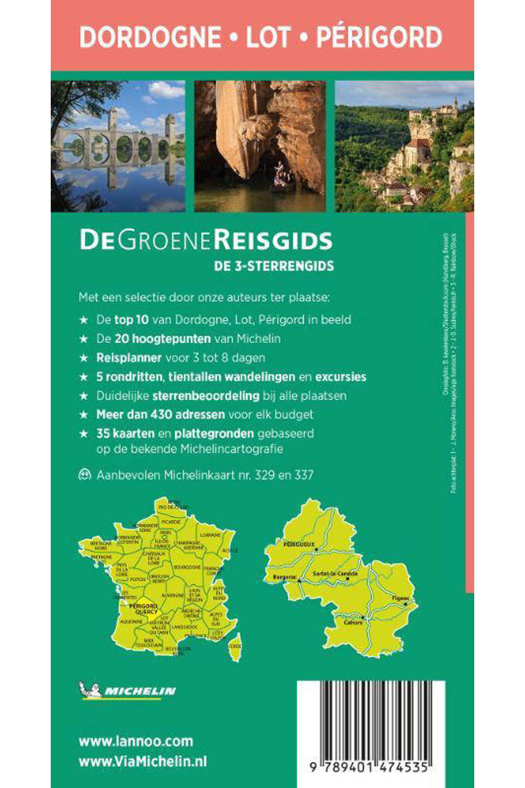 De Groene Reisgids: Dordogne/Lot/Périgord | wehkamp