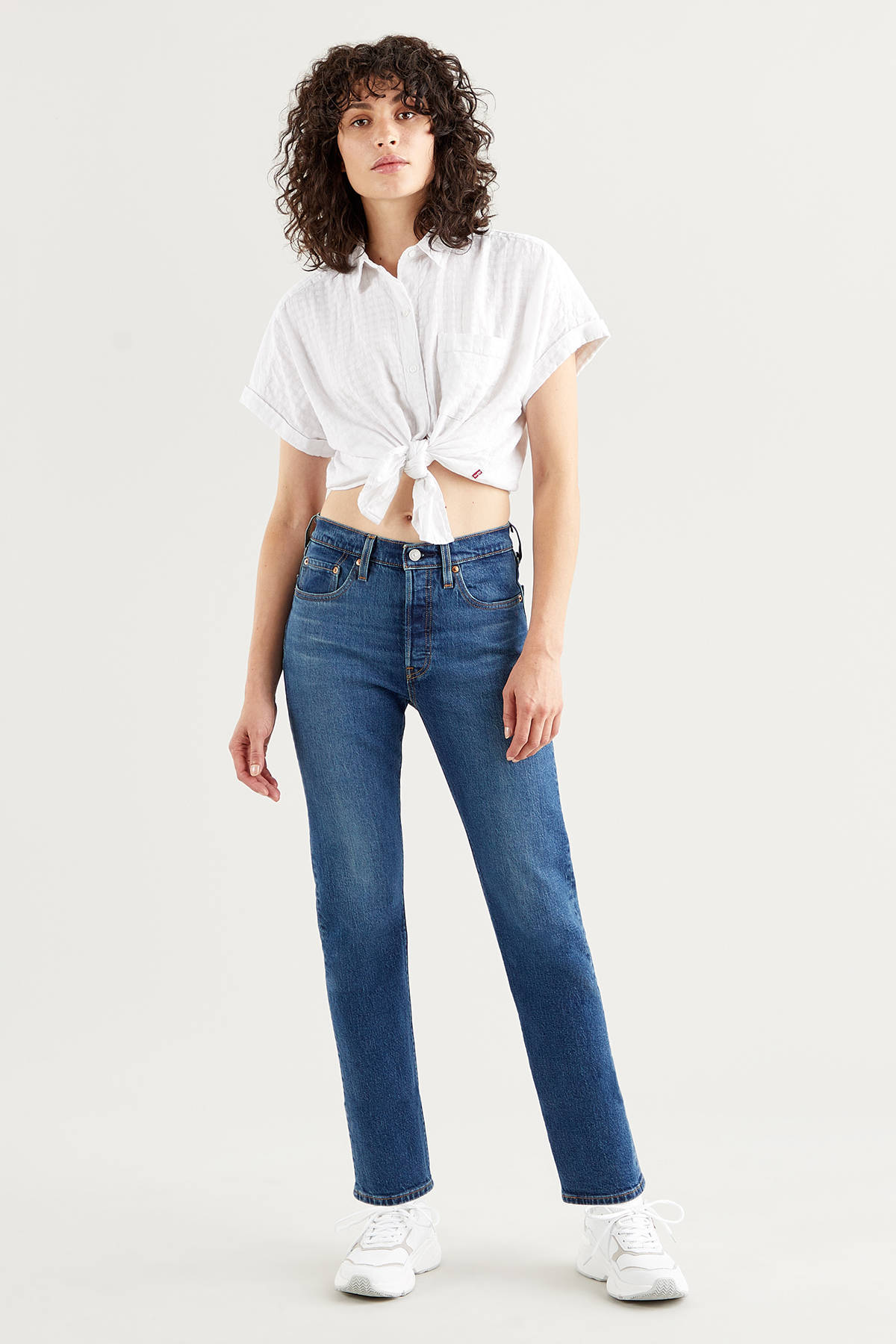 501 crop high waist straight fit jeans charleston outlasted