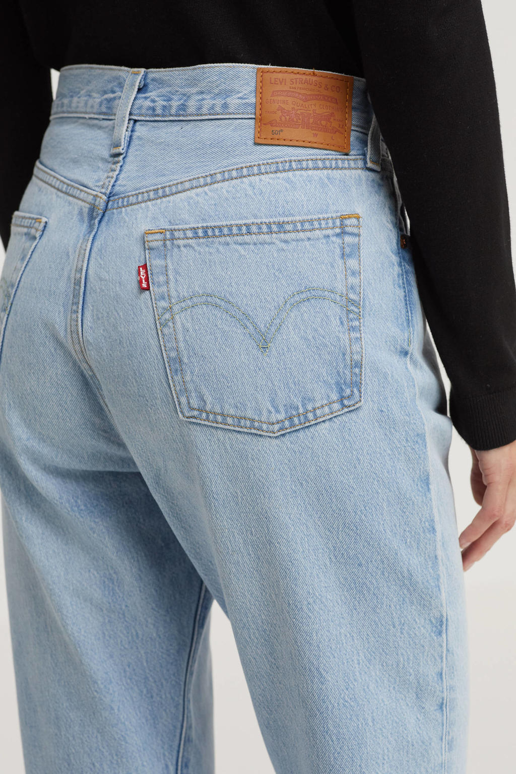 Levis 501 Crop High Waist Straight Fit Jeans Luxor Wehkamp 6466