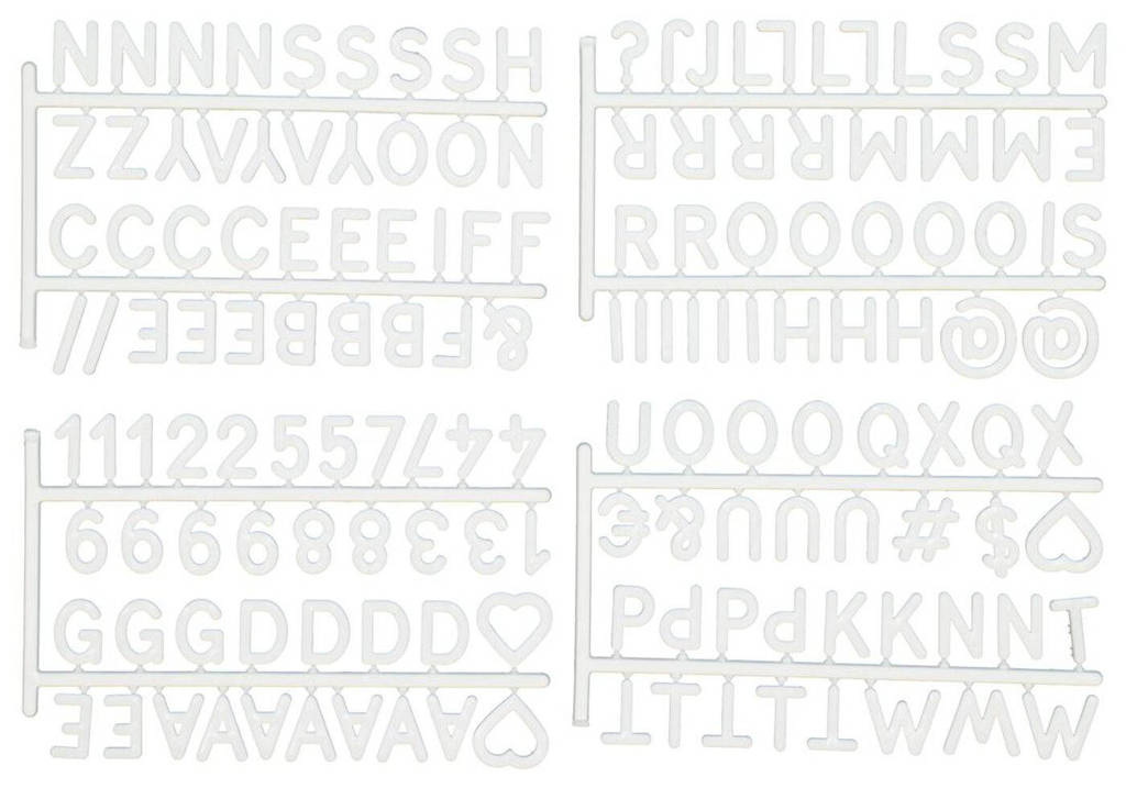 HEMA letters voor letterbord Wit wehkamp