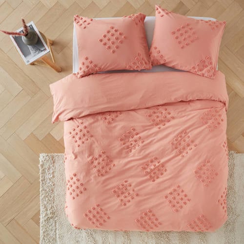 Wehkamp Home katoenen dekbedovertrek 1 persoons (140x220 cm) - rose dawn