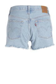 Levi's® HIGH WAIST MOM SHORT - Jeansshort - amazing/blauw denim/bluedenim