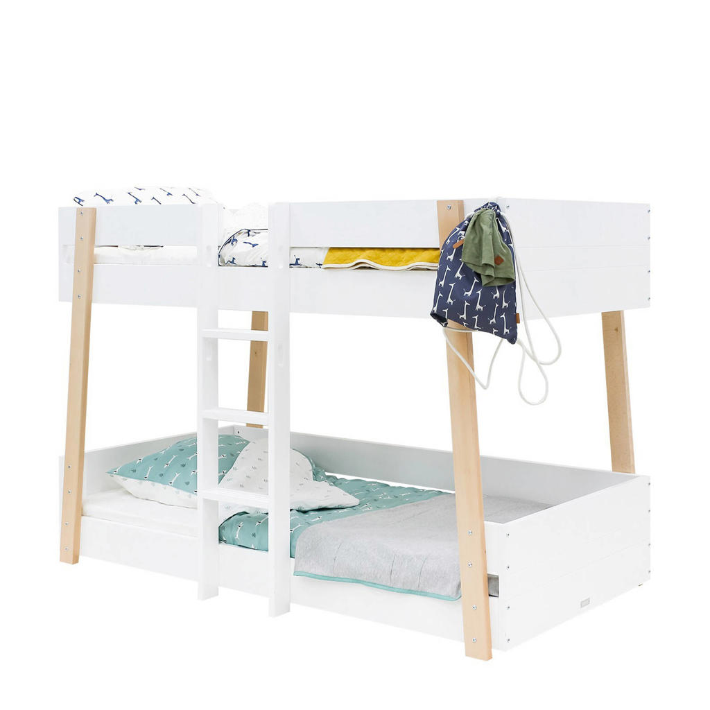 Bopita stapelbed Wit/Naturel Lisa (90x200 cm)
