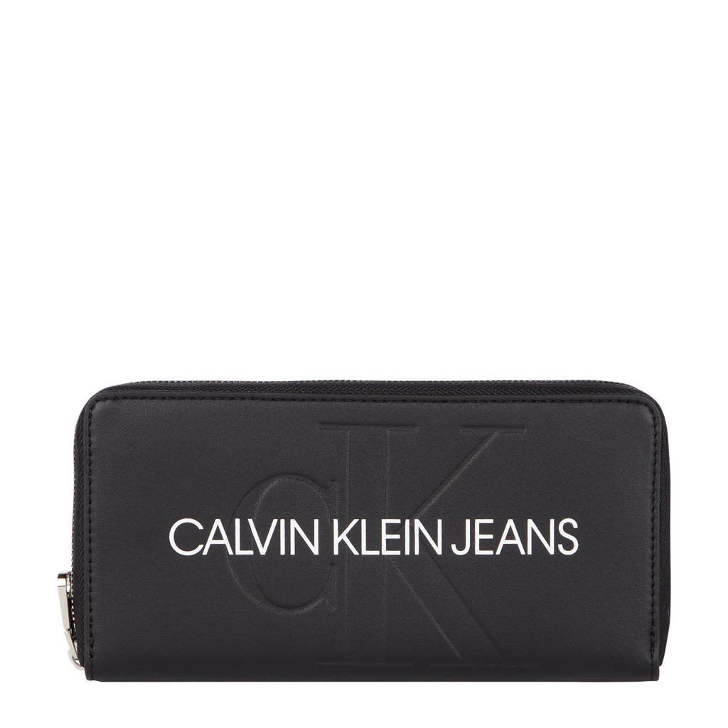 onstabiel semester Smeren Calvin Klein portemonnee zwart | wehkamp