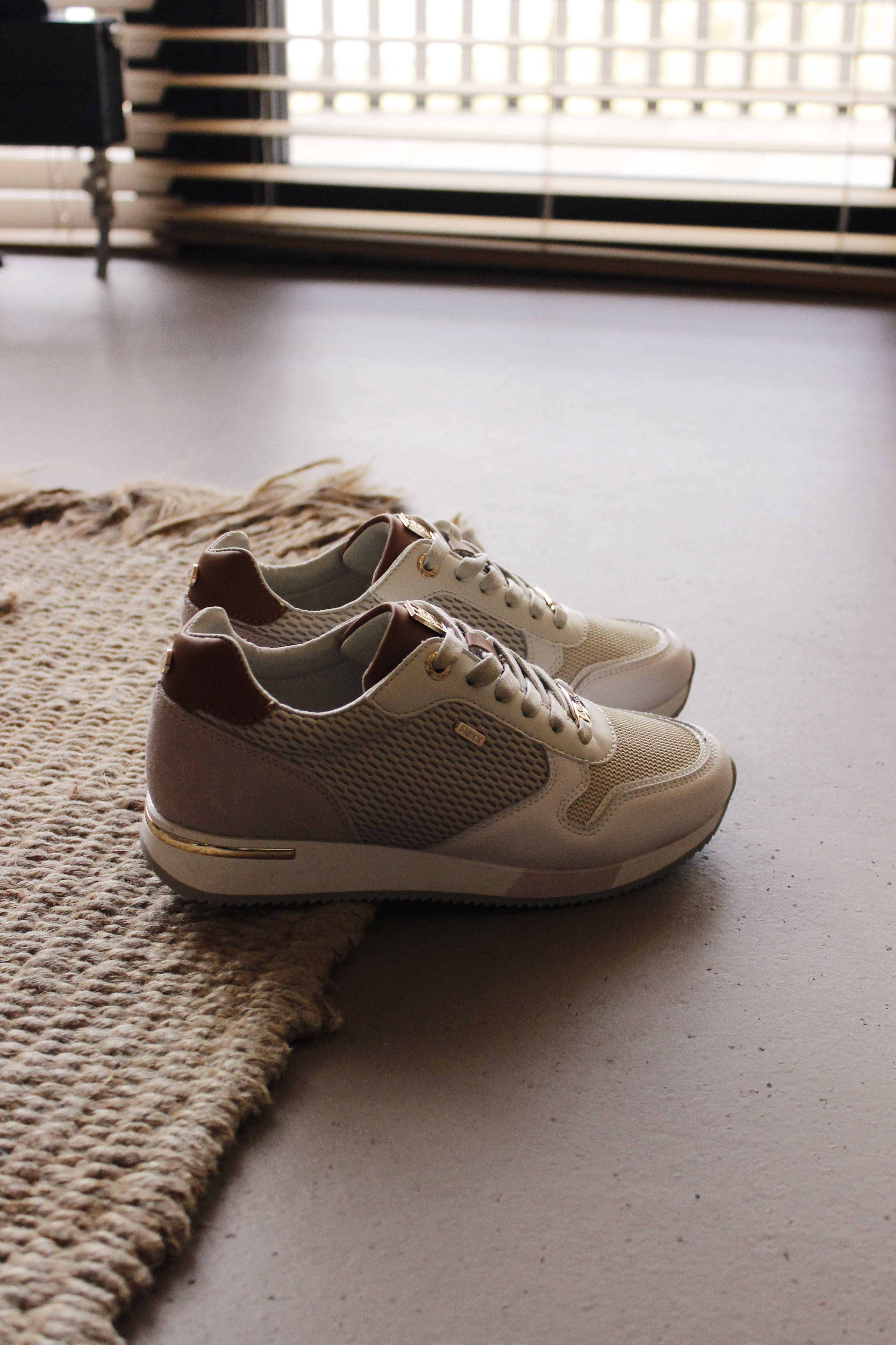 Mexx Eflin sneakers beige/multi | wehkamp