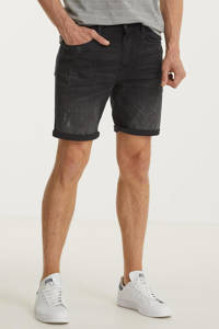 Antony Morato skinny jeans short Dave zwart, Zwart
