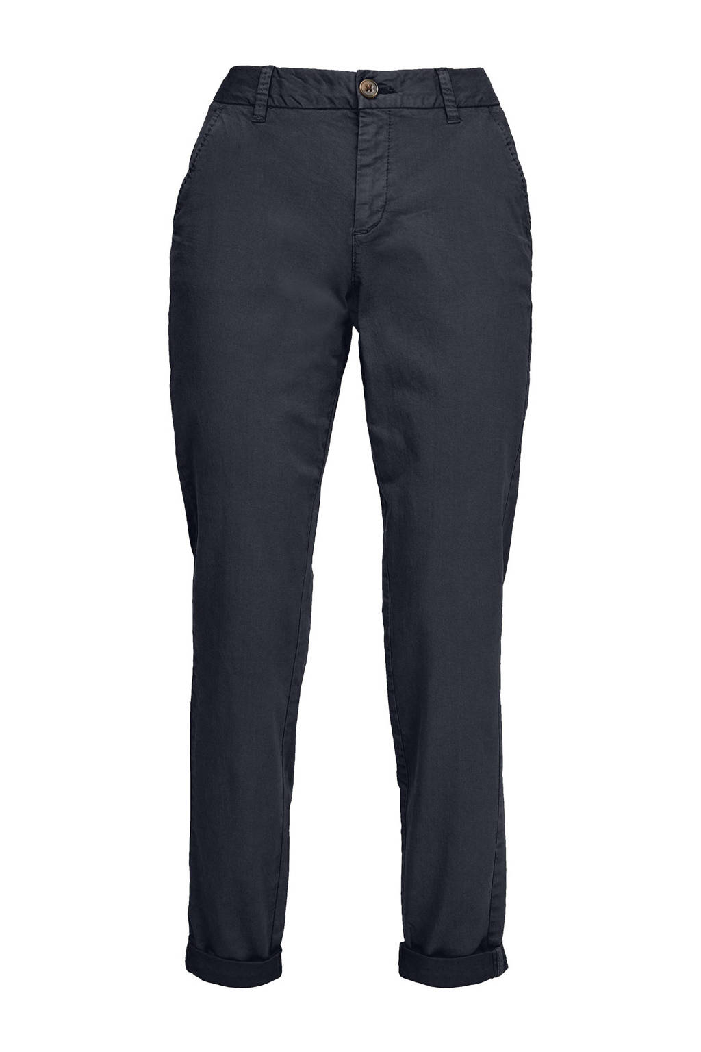 s.Oliver slim fit broek marine/rood/wit, Marine/rood/wit