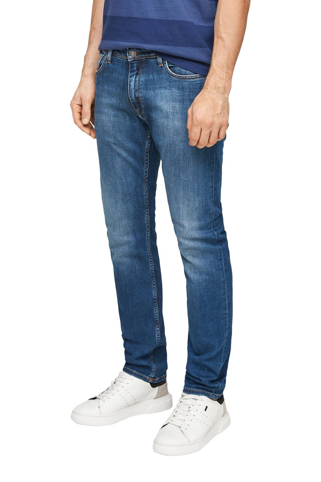 s.Oliver slim fit jeans blauw, Blauw