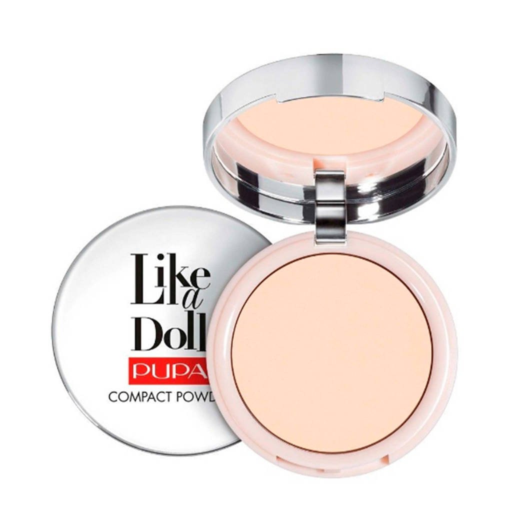 Pupa Milano Like A Doll Nude Skin Compact poeder - 001 Porcelain