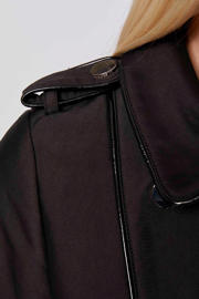 thumbnail: Morgan trenchcoat zomer met ceintuur zwart