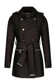 thumbnail: Morgan trenchcoat zomer met ceintuur zwart