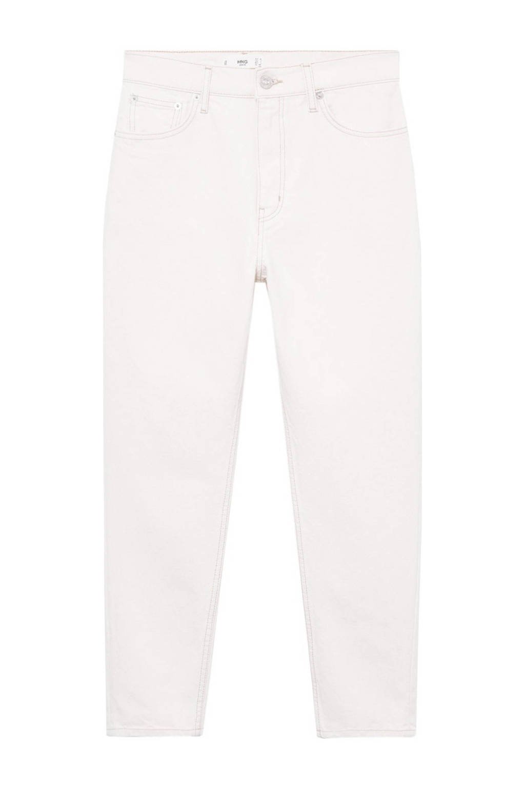 Mango high waist mom jeans ecru, Ecru