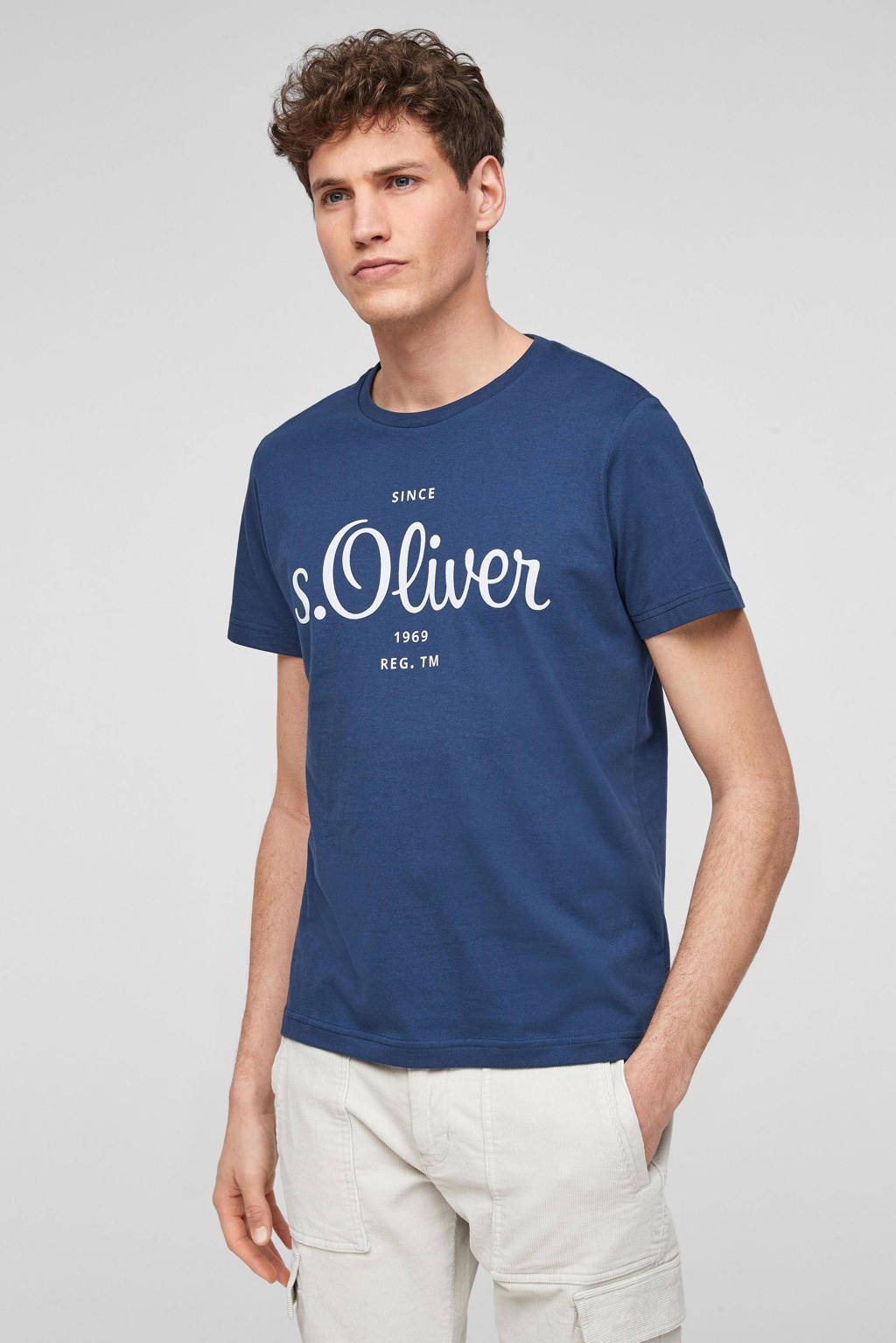 Logo S Oliver T Shirt Heren LOGO T-SHIRT S'OLIVER Original Jean Shop