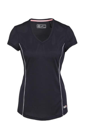 sport T-shirt Annika donkerblauw