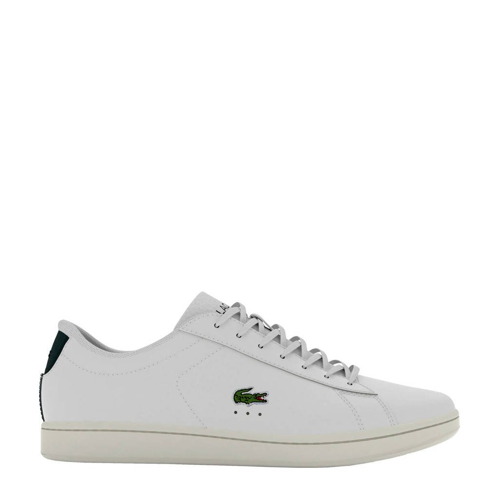 Lacoste Carnaby Evo 0721 sneakers wit/groen, Wit/groen