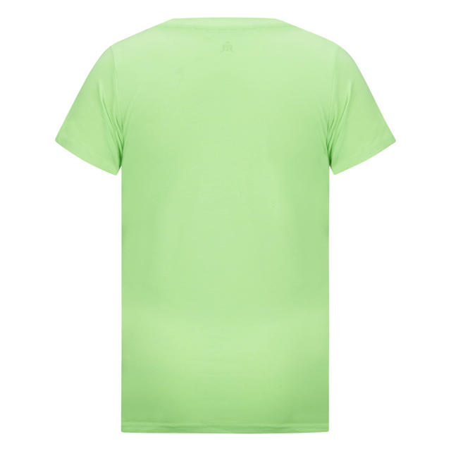 Koreaans kwaliteit Onenigheid Retour Denim basic T-shirt Corneel neon groen | wehkamp