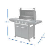 thumbnail: Campingaz Premium 4 Series gas BBQ