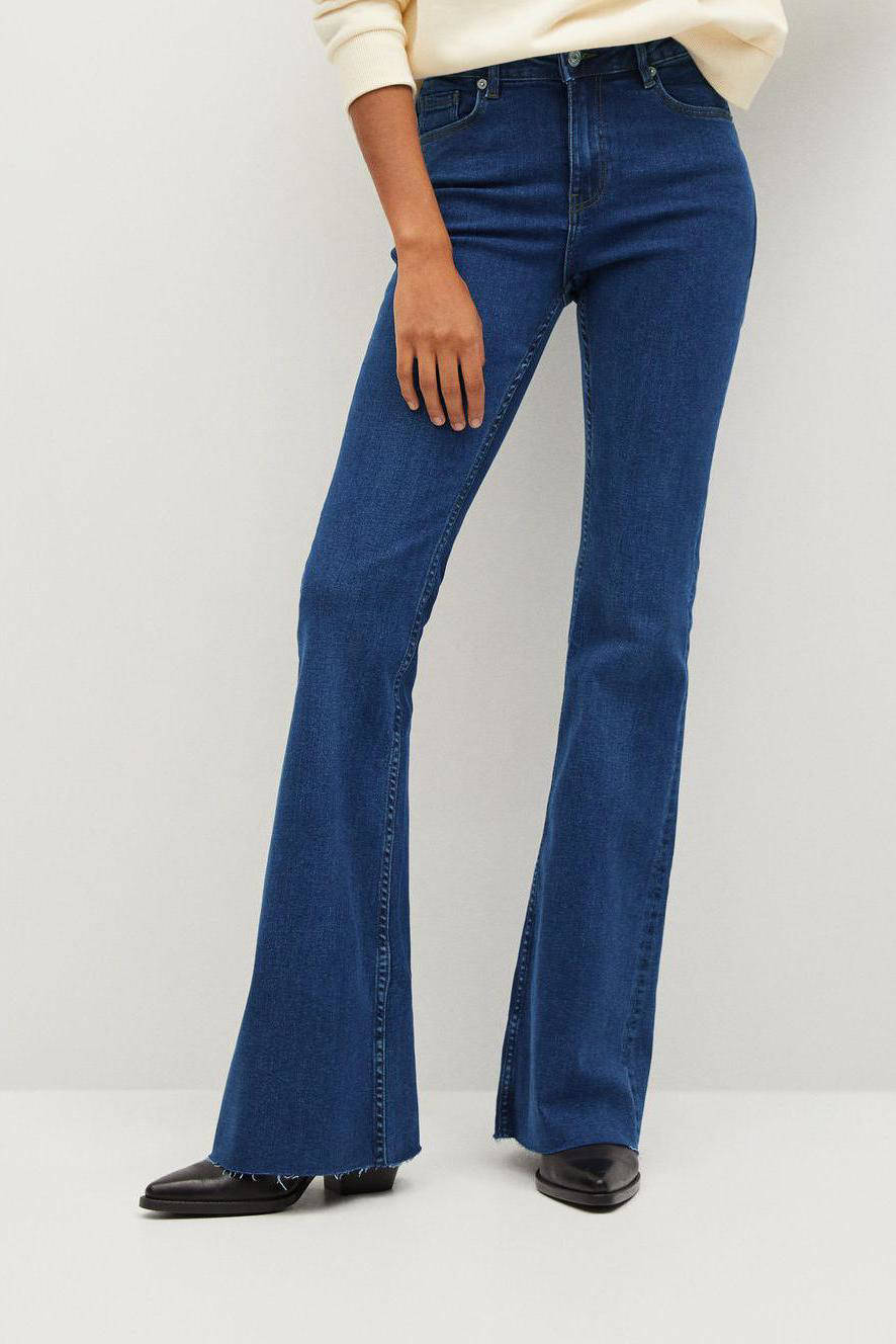 Grijze flared jeans online kopen | Fashionchick.nl