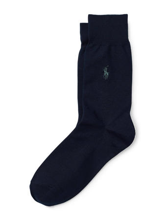 sokken - set van 2 donkerblauw