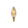 Lucide C35 - Filament lamp - Ø 3,5 cm - LED Dimb. - E14 - 1x3W 2200K - Amber