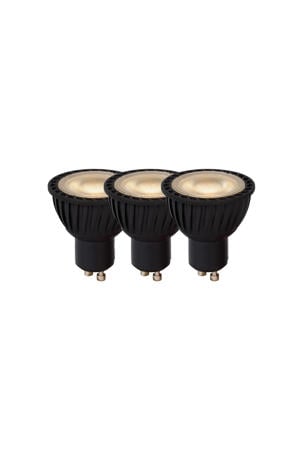 MR16 - Led lamp - Ø 5 cm - LED Dimb. - GU10 - 3x5W 3000K - Zwart