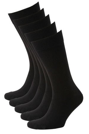sokken - set van 5 zwart
