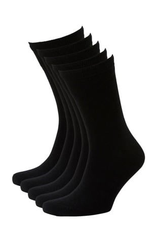 sokken - set van 5 zwart