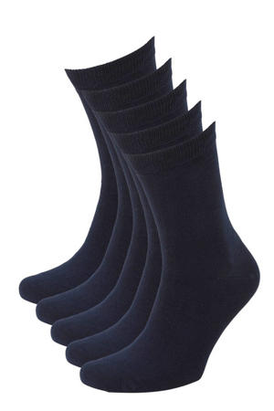 sokken - donkerblauw (set van 5)