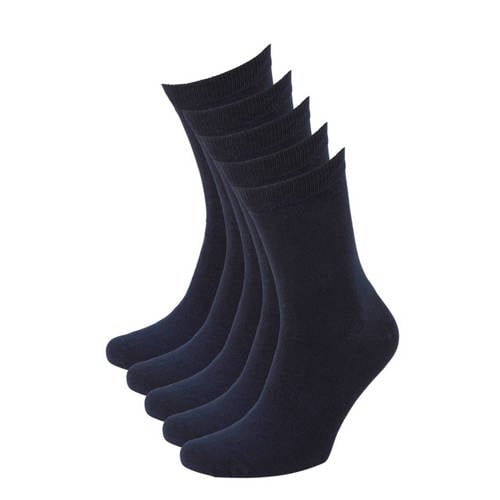anytime sokken - set van 5 donkerblauw afbeelding