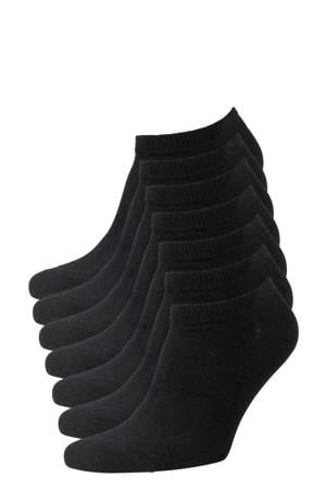sneakersokken - zwart (set van 7)
