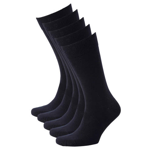 anytime sokken - set van 5 donkerblauw afbeelding