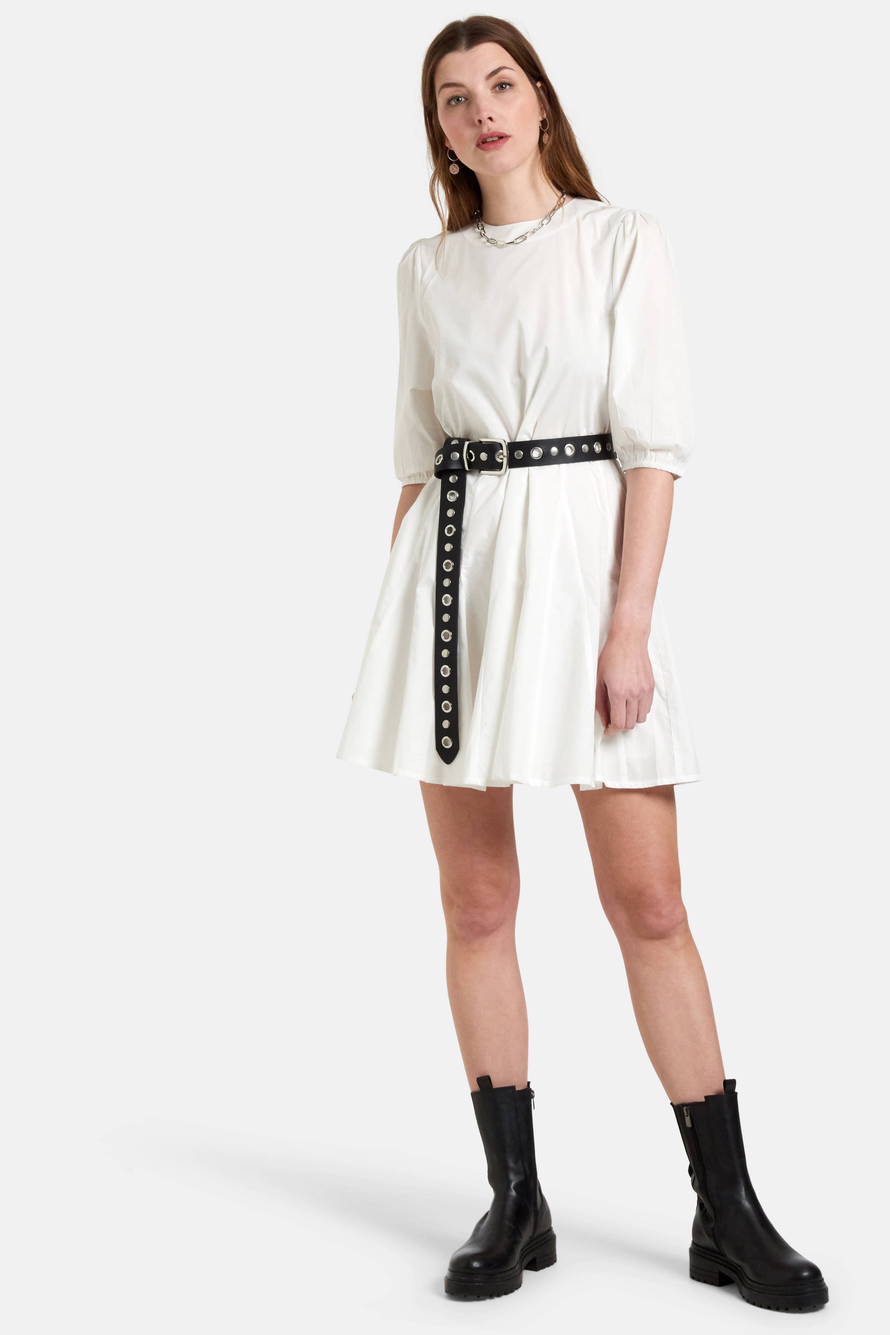 Shoeby Eksept jurk Great Dress wit | wehkamp