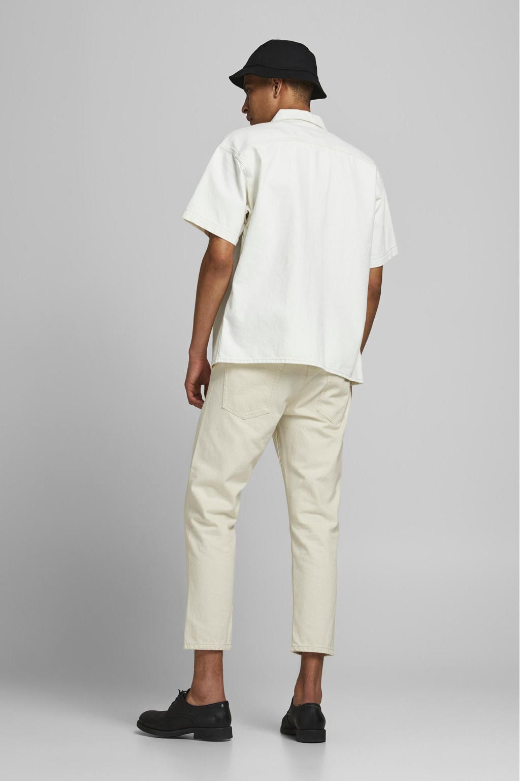 JACK & JONES JEANS INTELLIGENCE tapered jeans - 480 ecru