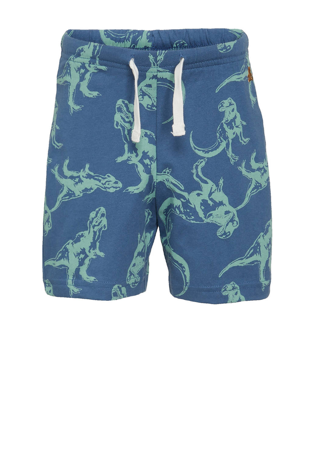 GAP regular fit sweatshort met all over print blauw/groen, Blauw/groen