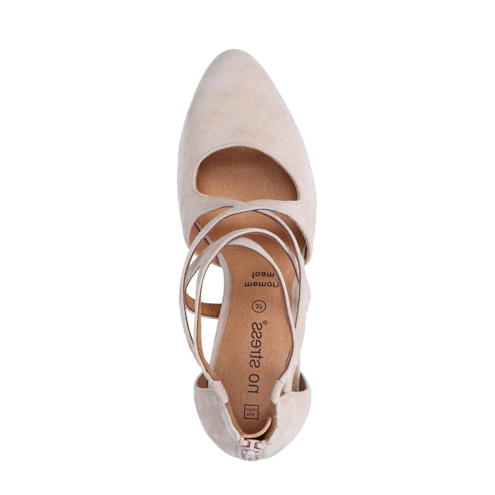 No Stress suède pumps lichtroze | wehkamp