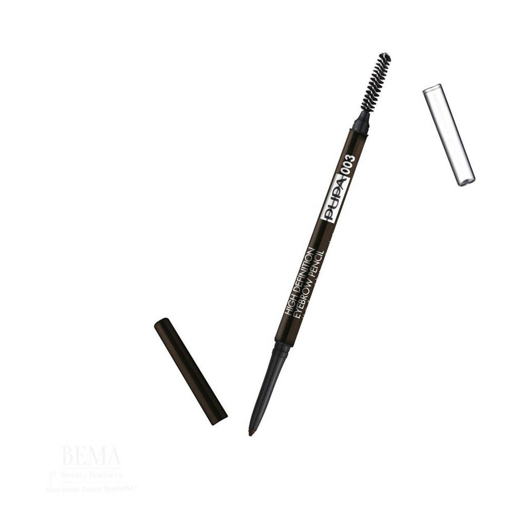 Pupa Milano High Definition Eyebrow Pencil wenkbrauwpotlood - 003 Dark Brown